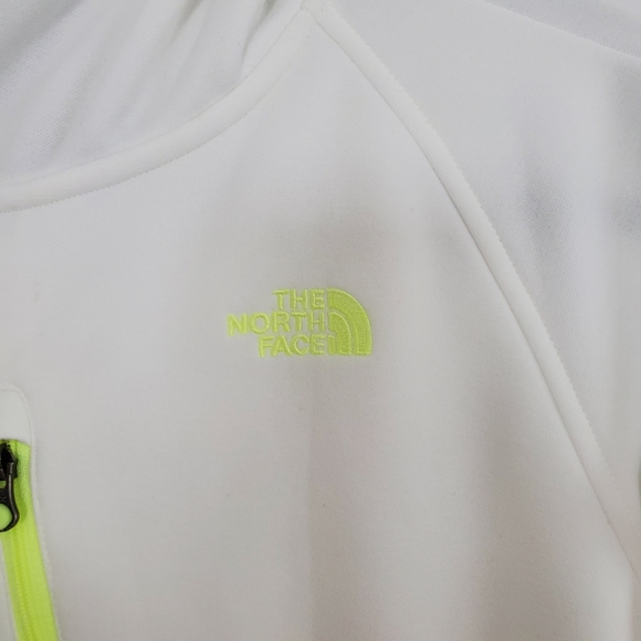 North Face asymetrical white hoodie zip jacket XS ❤ - Picture 2 of 8
